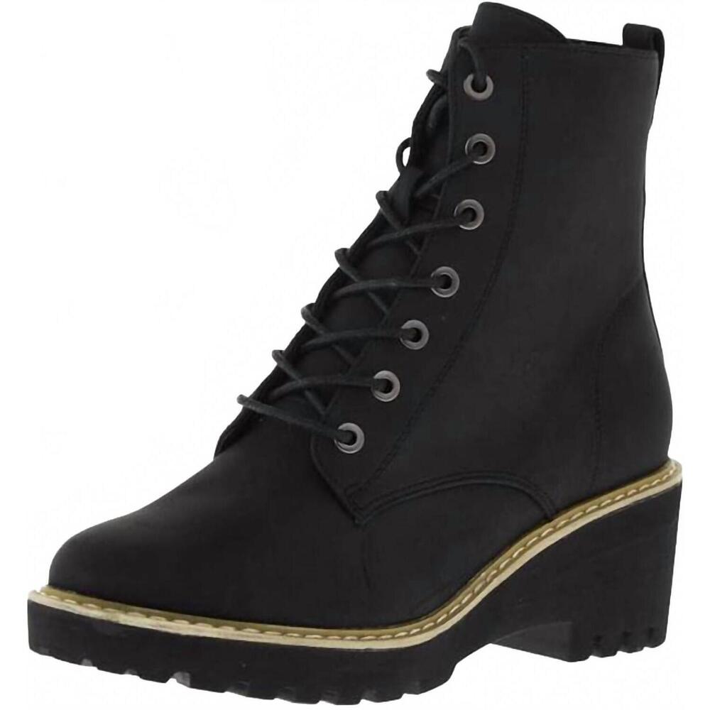 NEW HEY GIRL BY CORKYS women's ghosted lace up boots in black